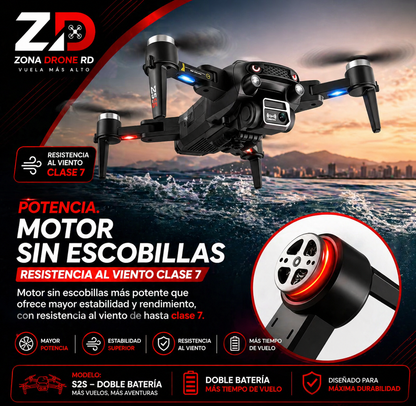 🚁 Drone S2S Series 4K – Potencia, estabilidad y doble duración de batería 🔋