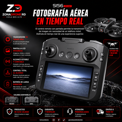 🚁 S156 Drone Premium | Diseño Compacto, Potencia Profesional 🔥